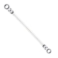 thumbnail image 1 of BULLTOOLS Flex-Head Extra Long Ratcheting Wrenches Double Box End Chrome Vanadium Steel 72-Tooth Wrench with Metric 9 mm x 11 mm, 1 of 4