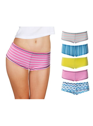 Women's Boy Shorts Underwear Lot of 5-10 Pack Cotton Assorted Solid Colors  