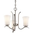 thumbnail image 2 of 43073NI Kichler Lighting Armida - 3 Light Mini Chandelier - with Transitional inspirations - 14.25 inches tall by 18 inches wide-Brushed Nickel, 2 of 2