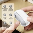 thumbnail image 5 of Smart Electric Nail Clipper, 2‑in‑1 Trimmer & Polisher with Safety Sensor, Nail Dust Collector, USB‑C Rechargeable for Home & Travel.(White 1Pc), 5 of 8