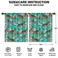thumbnail image 2 of Blackout Kids Curtains,German Shepherd Dog and Flower Childrens Insulated Curtains Set Of 2,Bedroom Essentials,Toddler Room Decor 52x63in(132x160cm), 2 of 4