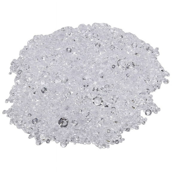 6000 Pcs Acrylic Diamonds Clear Table Scatter Crystals for Vase Filler Christmas Wedding Birthday Decor,B