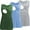 6-White stripe/Light Blue/Emerald green, variant on Female Sleeveless Maternity Tank Tops Breastfeeding Nursing Clothes