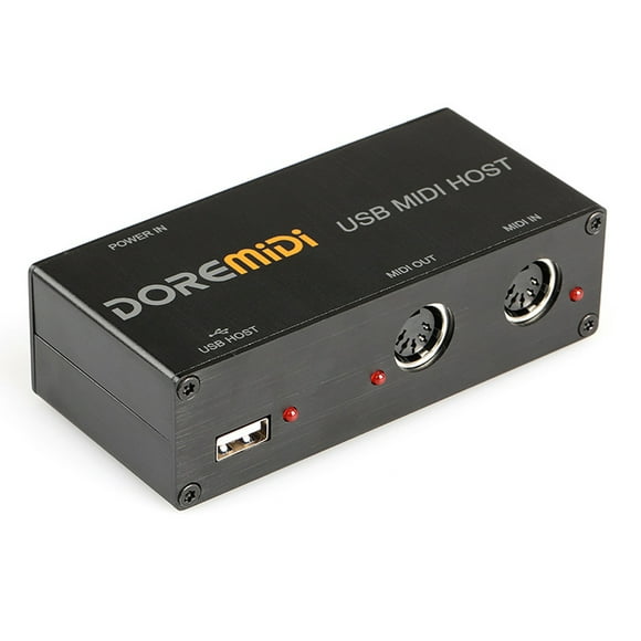 Homgeek USB à MIDI Host Guitare Effecteur MIDI Synthétiseur MIDI Générateur MIDI Interface Appareils Instrument Électronique