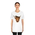 thumbnail image 3 of Cow Shirt for Women Funny Highland Cow Shirt Casual Farm Life T-Shirt, 3 of 9