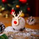 thumbnail image 3 of 20/1 piezas de adornos colgantes de alce de madera de fieltro para Navidad, lindos colgantes de decoración para árbol de Navidad con forma de reno, regalos para fiestas de Año Nuevo para niños, 3 of 5