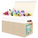 thumbnail image 1 of Caja de almacenamiento de juguetes Fineonly, grande, con tapa y divisor, capacidad de 90 litros, 1 of 7