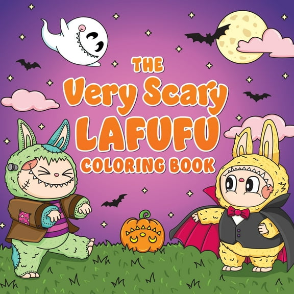 The Very Scary Lafufu Coloring Book, 96 pages (Paperback)