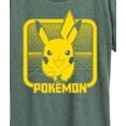 thumbnail image 3 of Pokémon - Retro Synthwave Pikachu -  Women's Short Sleeve Graphic T-Shirt, 3 of 5