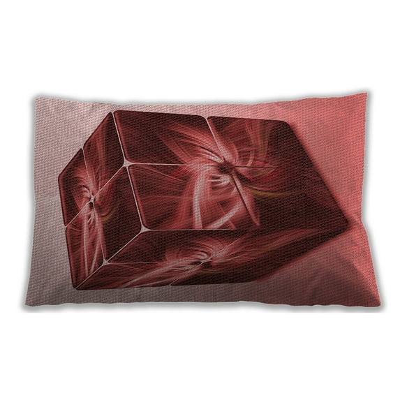 Ahgly Company Indoor Rectangular Contemporary Lumbar Throw Pillow, 13 inch by 19 inch