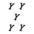 thumbnail image 1 of Guardoinrt Metal House Number Plaque Durable And Rustproof Easy To Install Not Easy To Fade Metal Letters House Numbers B17--Y 5Set, 1 of 6