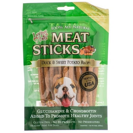 Loving Pets Meat Sticks Dog Treats - Duck & Sweet Potato 6