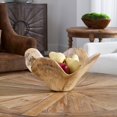 thumbnail image 5 of Uttermost Tamarine Coastal Wood Bowl in Natural and White Finish, 5 of 5