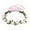 White, variant on Aellinatey Flower Crown Floral Wreath Headband Garland Bohemian Wedding Bridal Headwear