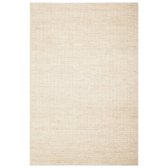 SAFAVIEH Natural Fiber Sheryll Solid Braided Jute Area Rug, Ivory, 3' x 5'