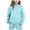 35Blue284, variant on WERYOUNG Girls Hoodies Long Sleeve Solid Color Hooded Sweatshirts Loose Fit Casual Pullover Hoodies With Pocket For Kids Trendy Tops 2-3 Years
