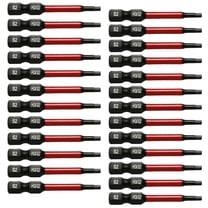 TMAX 25 pc H3/32 H-3/32 Inch Hex Head Allen Wrench Black High Torque Impact Screwdriver Insert Bits Set S2 Steel Torsion Resistant, 2 Inch Long, 1/4 Inch Hex Shank with Quick Release Slot