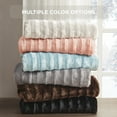 thumbnail image 6 of Madison Park Ivory Throw Blanket, Cozy Soft Throw for Bed, Sofa, Couch, Long Faux Fur Blanket for All Seasons, Christmas Gifts for Women, Men, 50x60", 6 of 6
