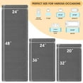 thumbnail image 6 of HAKUNA Waffle Bath Mat Set 3 Piece Grey,Woven Modern Bath Rug Mats, Absorbent Non Slip Bath Floor Mat, Soft Washable Boho Bath Rugs with Tassels for Bathroom, Bedroom, Kitchen,Tub, 6 of 8