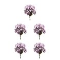thumbnail image 2 of Ramo de Hortensia artificial Bewildely Estilo elegante Seda Púrpura, 2 of 6