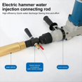 thumbnail image 4 of Martillo eléctrico. El convertidor de inyector de agua se transforma en adaptador de taladro añadiendo una biela., 4 of 4
