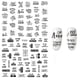 thumbnail image 2 of La nueva pegatina 3D para uñas, pegatinas con letras en inglés para lámina para uñas, diseño de corazón de amor, accesorios para uñas, pegatina de manicura a la moda Tan Jianjun unisex, 2 of 2