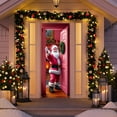 thumbnail image 6 of Christmas Decorations Christmas Door Cover Christmas Door Banner 35X71 Inch Santa Claus Front Door Cover Santa Claus Party Backdrop for Winter Holiday Indoor Outdoor Porch Wall Decoration, 6 of 9