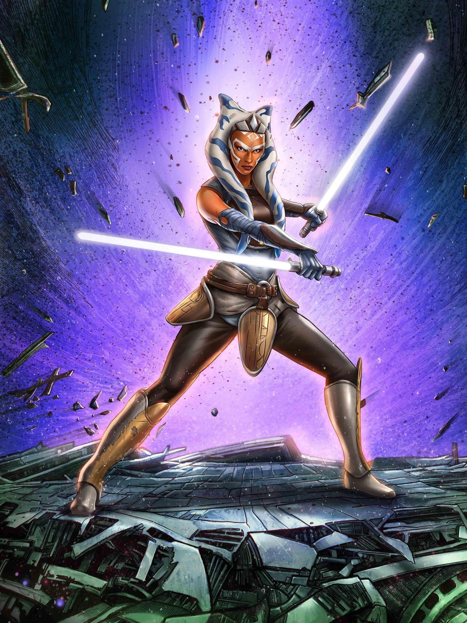 Ahsoka Tano Star Wars Art Print I Am No Jedi 1183