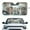 Funny Cats, variant on KUIFORTI Palm Tree Car Windshield Sunshade Foldable Car Windshield Sun Shade Cover, 66.53" x 34.44" Front Window Heat Insulation Protection, for Auto Sedan, SUV Accessories