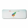 thumbnail image 1 of Feather Computer Mouse Pad, Rainbow Colored Quill and Be Creative Words Writing Creation Image, Rectangle Non-Slip Rubber Mousepad Large, 31" x 12" Gaming Size, Multicolor, by Ambesonne, 1 of 2