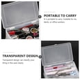 thumbnail image 3 of Eease Clear Double Layer Nail Polish Organizer with Adjustable Dividers, 3 of 6