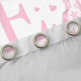 thumbnail image 4 of Castle Fairy 2-Pack 42x63 Curtains - Monogrammed Letter, Flower Bow, 4 of 6