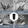 thumbnail image 5 of Knife holder, kitchenware universal knife holder, space-saving scissors slot knife holder, 5 of 5