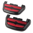 thumbnail image 5 of LED Light Passenger Footboard Floorboard Cover Red for Harley Touring Road King, 5 of 5