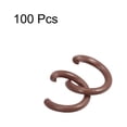 thumbnail image 3 of Unique Bargains Open Jump Rings, 8mm Colorful O-ring Connectors for DIY Crafts Jewelry Making, Carbon Steel, Coffee, 100Pack, 3 of 5