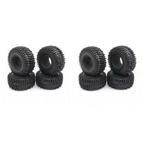 8PCS 125MM 2.2Inch Tires Tyre for 1/10 RC Crawler Car Axial SCX10 90046 RR10 Wraith TRX4 -6