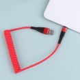 thumbnail image 1 of unbranded Línea De Datos Telescópica Roja Para Carga De Teléfono Portátil Y Uso En Viaje, 1 of 7