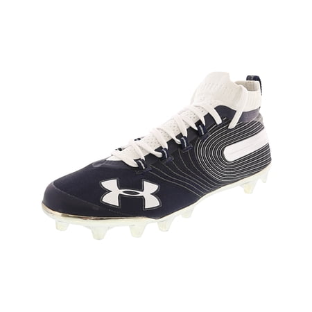 Under Armour Men's Ua Spotlight Mc Navy High-Top Football Shoe - 9M