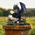 thumbnail image 3 of DAMAI Dragon Acrylic Garden Stake, Outdoor Acrylic Dragon Sculptures for Flower Potted Ornament and Landscape Beautification, 2D Flat Patio Dragon Art Insert for Garden, Lawn, Backyard, Farm, 3 of 6