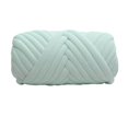 thumbnail image 2 of 1kg Velvet Chunky Yarn Arm Knitting Knit Crocheting Sweaters Hats Rug Making Hand Knit Pet Bed Crocheting Light Green, 2 of 9