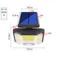 thumbnail image 4 of Black-Friday Motion Sensor Outdoor Lights IP65 Waterproof 96 LED with Remote Control 3 Modes for Wall Security, 4 of 8