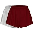 thumbnail image 4 of XuJwPNcy 2PCS Womens Athletic Shorts Lightweight High Waisted Running Shorts Gym Workout Wide Leg Shorts, 4 of 6
