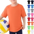 thumbnail image 4 of Bmisegm Shirt Kids Boys Rash Guard Swim Shirt Short Sleeve Swimwear Toddler Kids Youth Rashguard Water Shirt For Beach And Pool Boys Shirts 5-6 Years 120, 4 of 9
