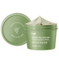 thumbnail image 3 of 100g Green Tea Cooling Cleansing Mud Green Tea Mask Green Tea Facial Detox Mud Mask Deep Cleansing Mask, 3 of 9