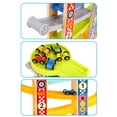 thumbnail image 3 of TOOKYLAND Toy Car Ramp Racer - 8pcs - Gravity Race Track Play Set with Wooden Cars, for Toddlers 18 Months Old +, 3 of 9