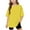 Yellow, variant on Ohufall Kids T Shirts for Girls & Boys 5-15, Fashion Solid Color Casual Short Sleeve Tees for Children Summer Loose Fit Breathable Crew Neck T-shirt