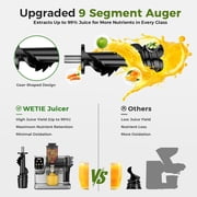 Juicer Machines, Cold Press Juicer, Touch Screen, Adjustable Pressure, 99% Juice Yield, 3.54'' Feed Chute Slow Masticating Juicer Maker, Easy to Clean