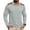 Gray #025, variant on Men's Long Sleeve Sweatshirt Elbow Patch Pullover Shirt | Mens Color Block Sweatshirt Casual Button Collared Golf Sweaters Pullover Fall Ribbed Long Sleeve Shirts, 3XL