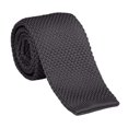thumbnail image 4 of Landzoo One Men's Slim Knit Tie Solid Color Necktie Casual Business Wedding Party Formal Wear Accessories Soft Stylish Basic Tie, 4 of 5