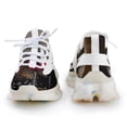 thumbnail image 4 of Grape Red Wine Walking Shoes for Men Woman Lightweight Tennis Fashion Elastic Sports Shoes Cushion Basketball Shoes, 4 of 7